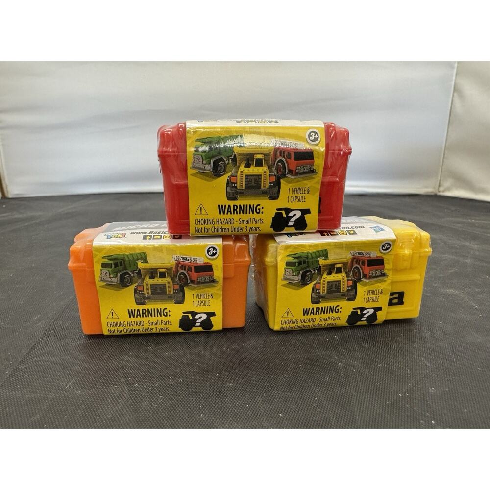 Tonka Micro Metals Set of 3 Blind Boxes Mystery Vehicles New Unopened 2021